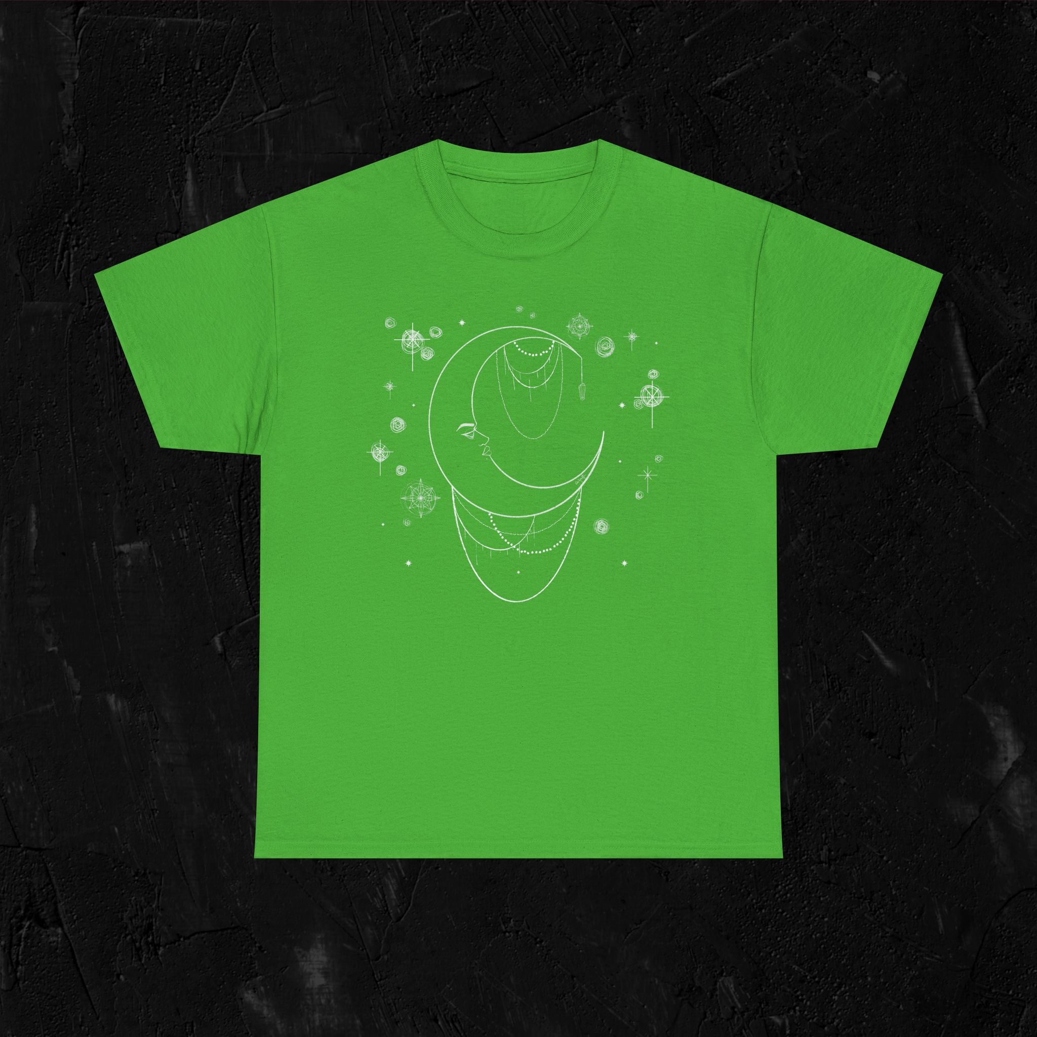 Moon woman- White-Unisex Heavy Cotton Tee