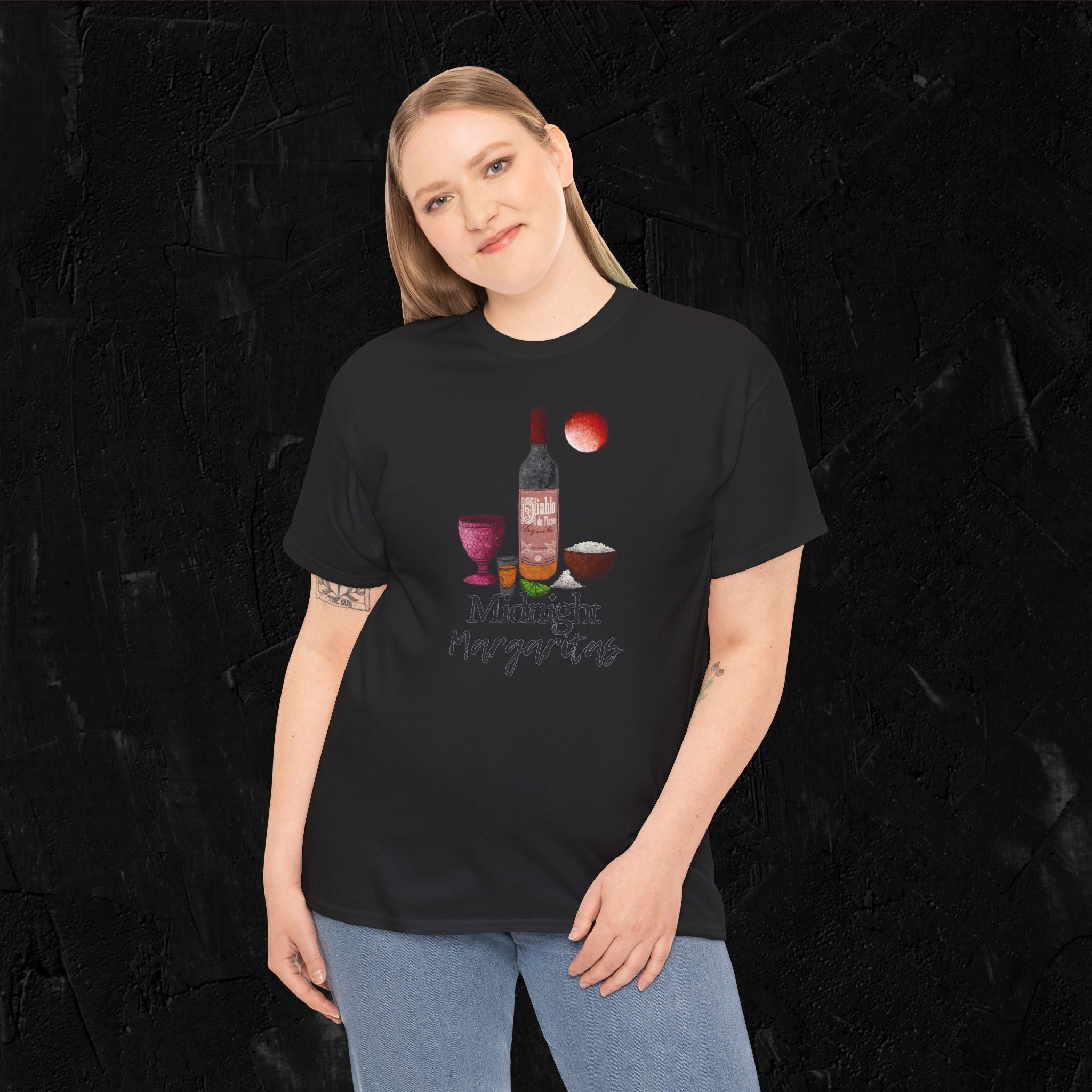 Midnight Margaritas-Unisex Heavy Cotton Tee