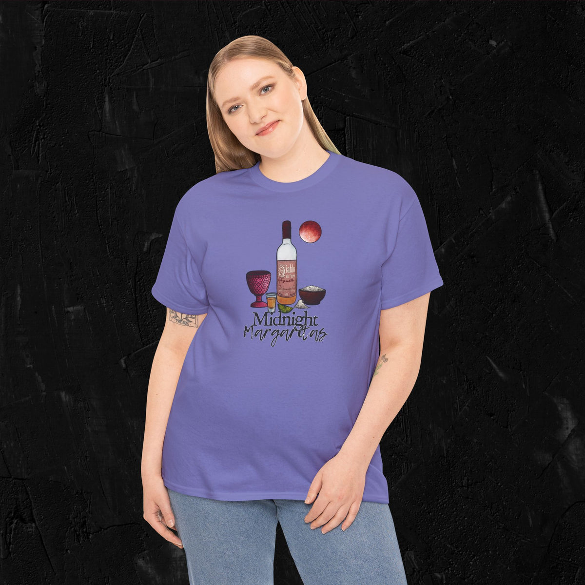 Midnight Margaritas-Unisex Heavy Cotton Tee