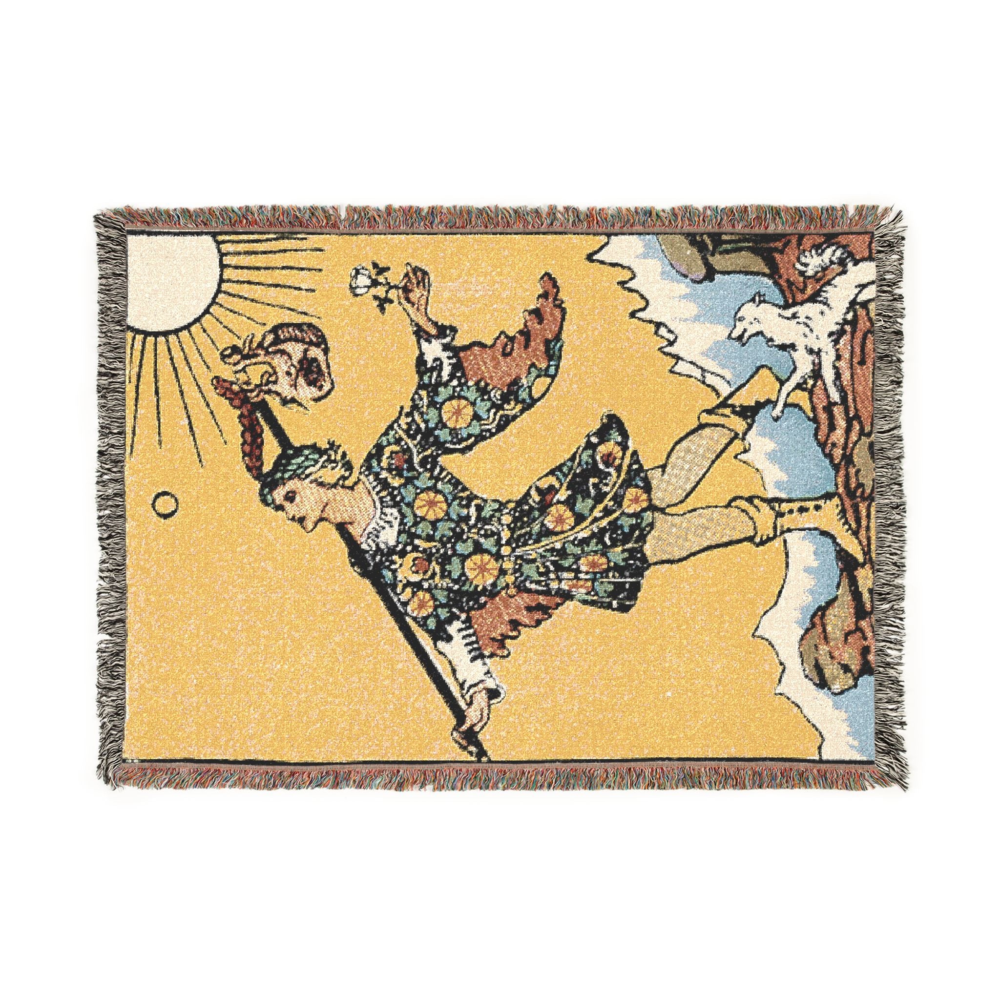 The Fool – Woven Tarot Throw