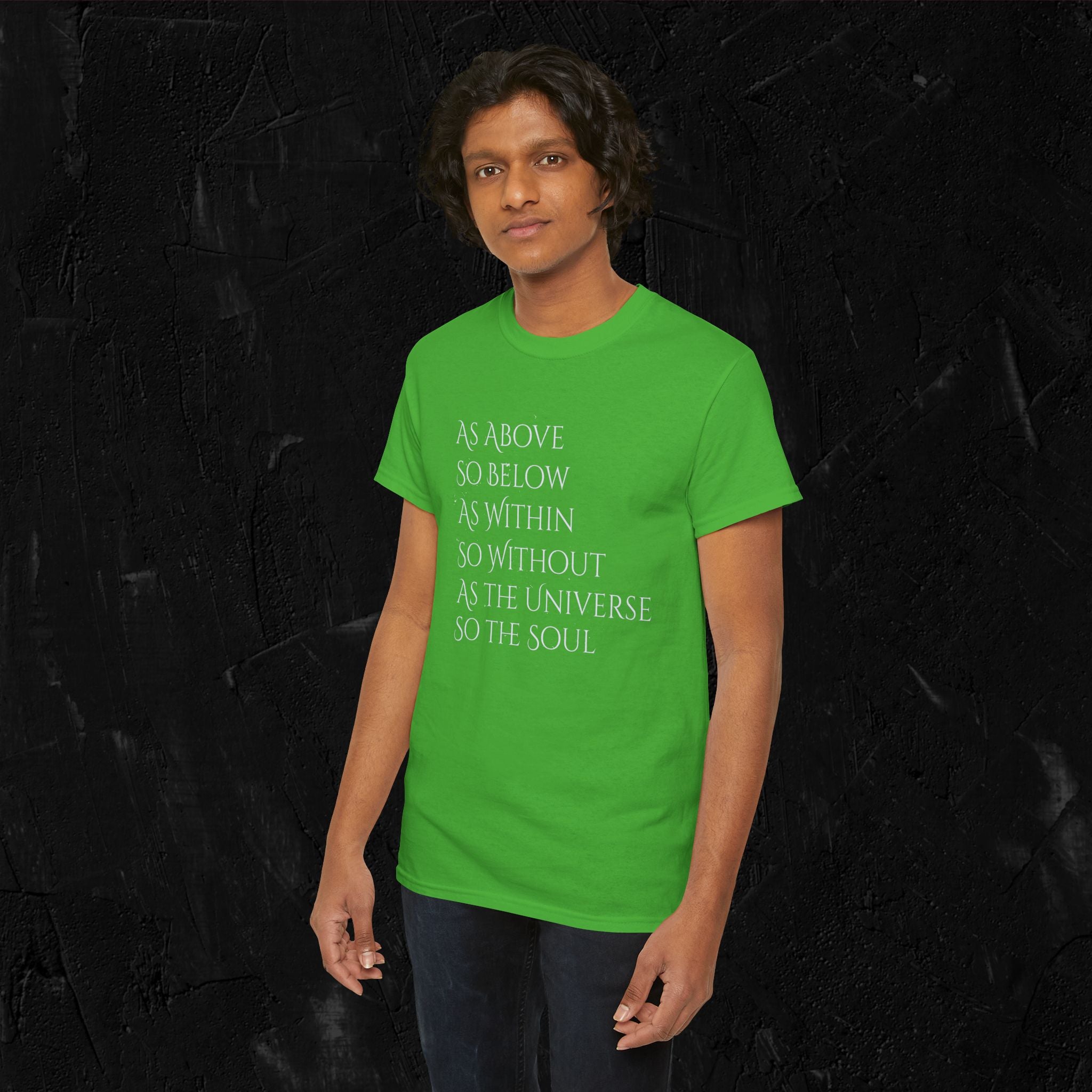 As above, so below-complete quote Heavy Cotton Tee