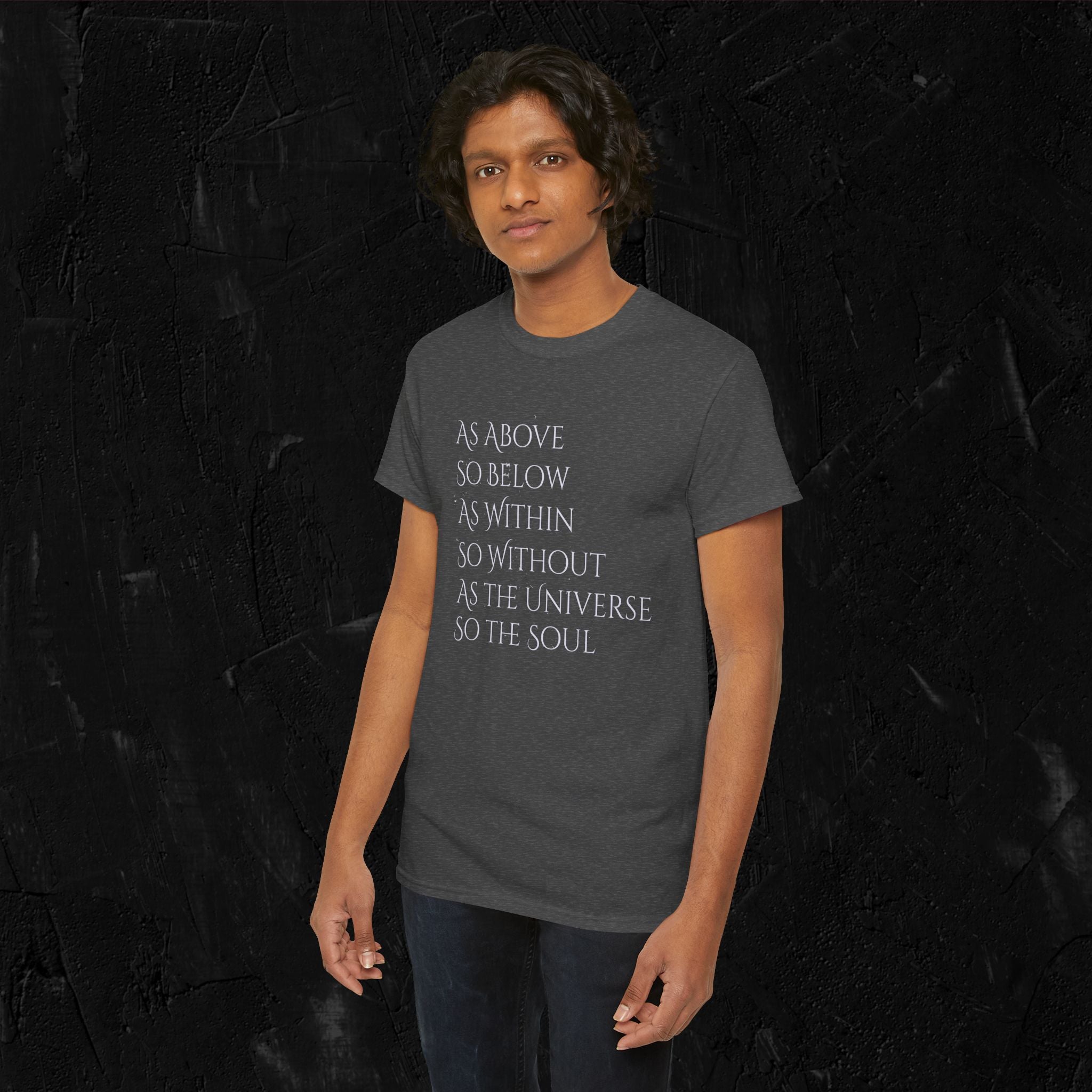 As above, so below-complete quote Heavy Cotton Tee