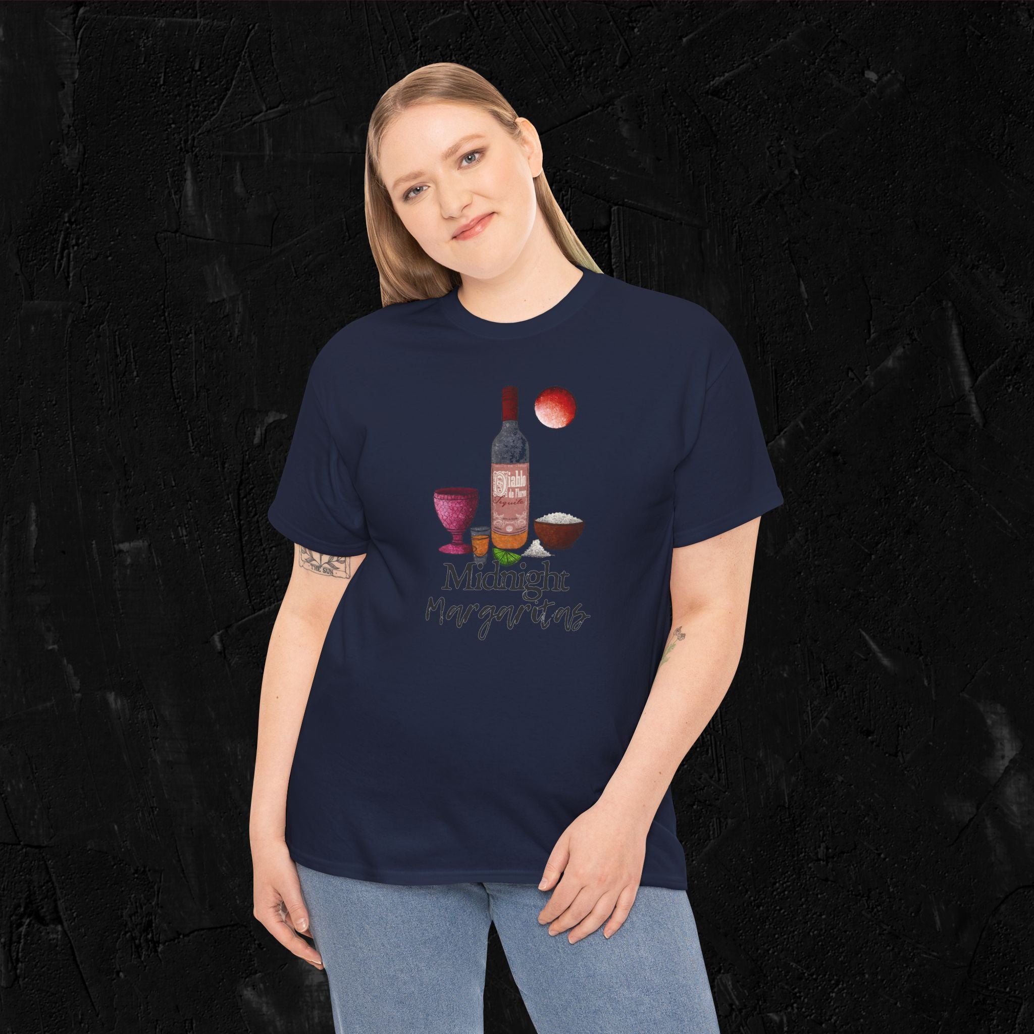 Midnight Margaritas-Unisex Heavy Cotton Tee