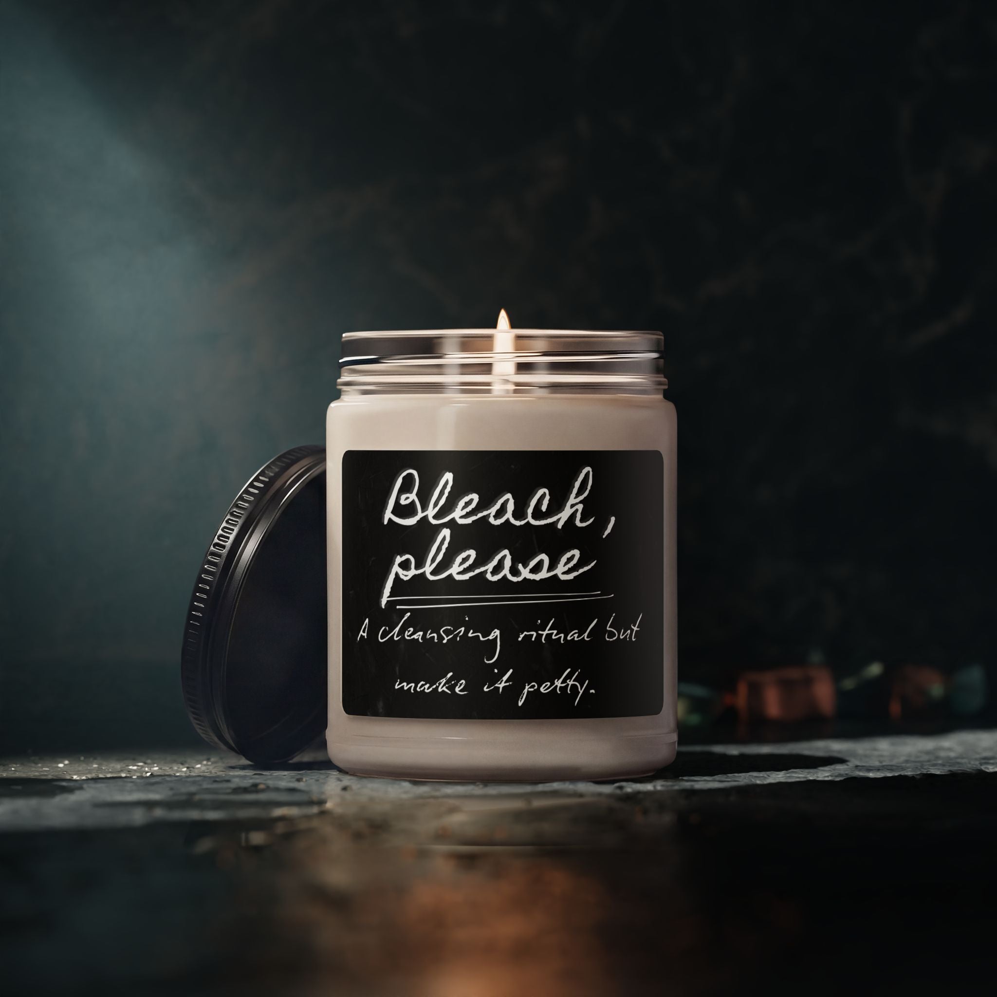 Bleach, Please – Clean Cotton Scented Candle – 9 oz