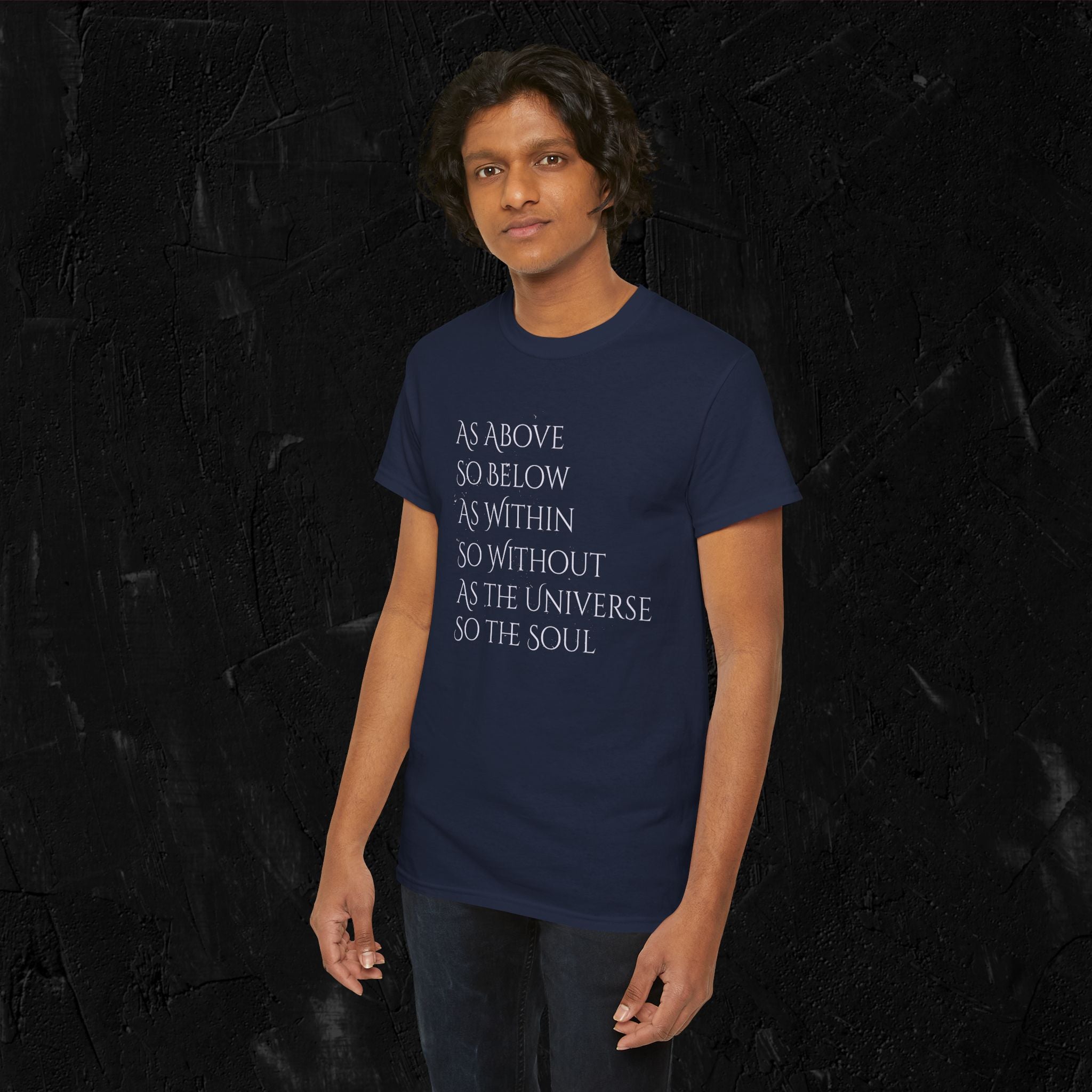 As above, so below-complete quote Heavy Cotton Tee