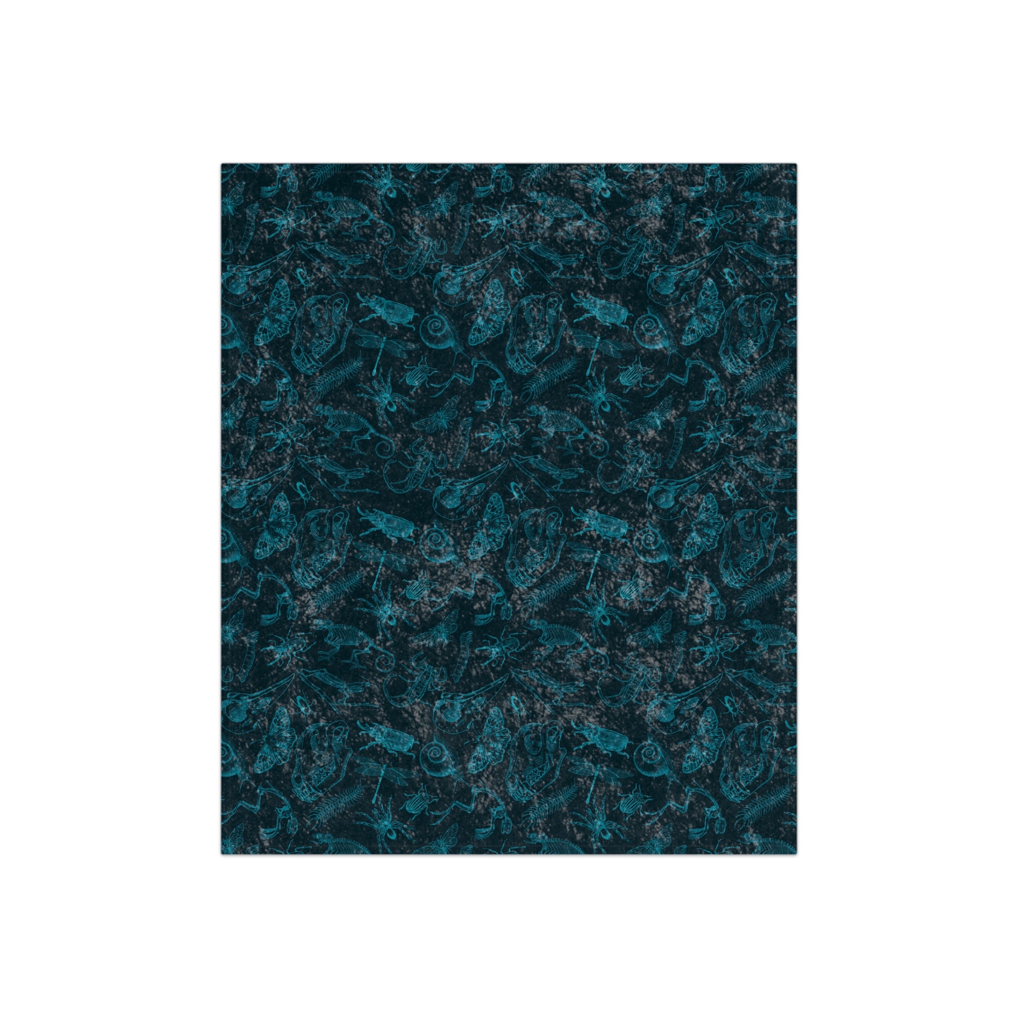 Creepies and Crawlies Crushed Velvet Blanket