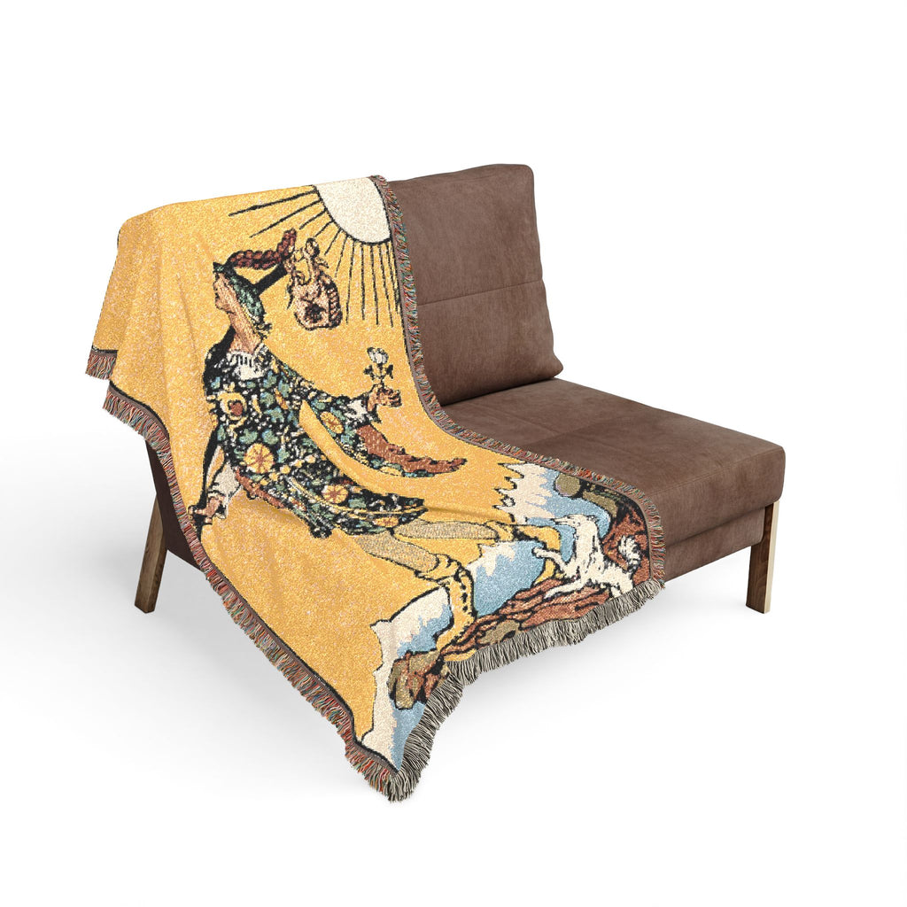 The Fool – Woven Tarot Throw