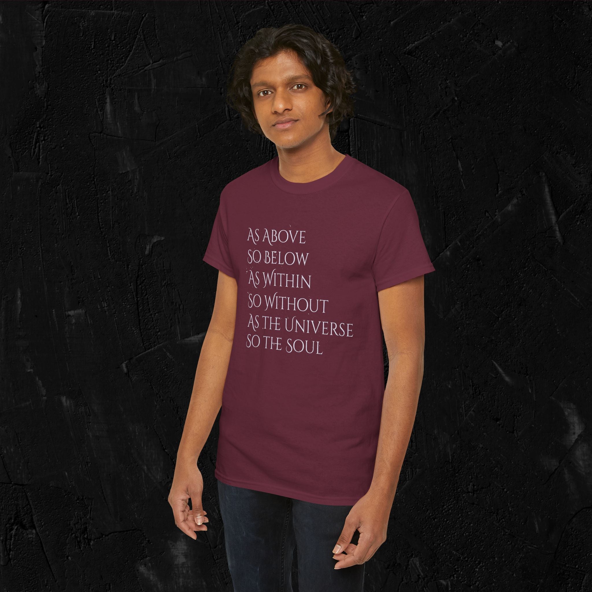 As above, so below-complete quote Heavy Cotton Tee