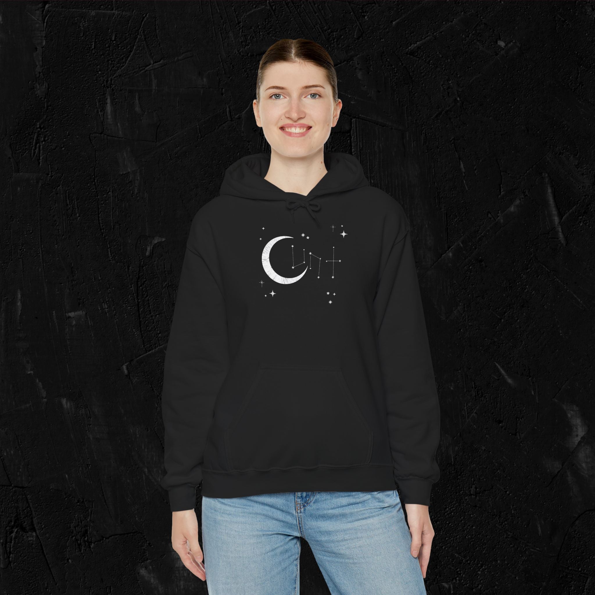 Cunt- Moon & Stars Unisex Hoodie