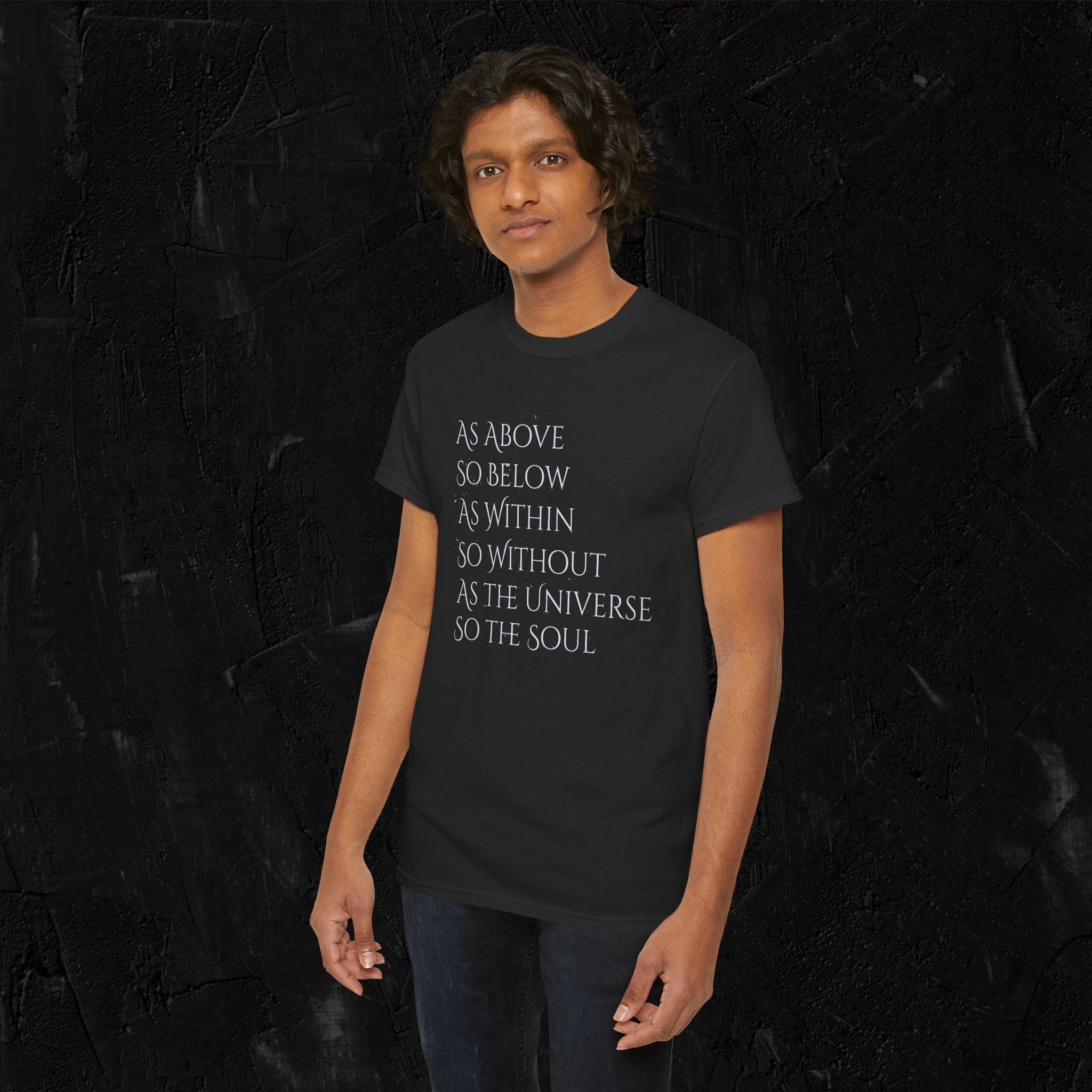 As above, so below-complete quote Heavy Cotton Tee