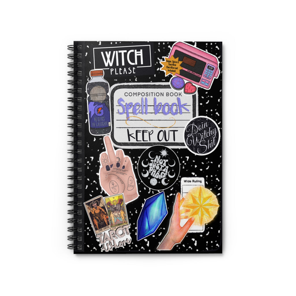 Composition Spell book Spiral Notebook