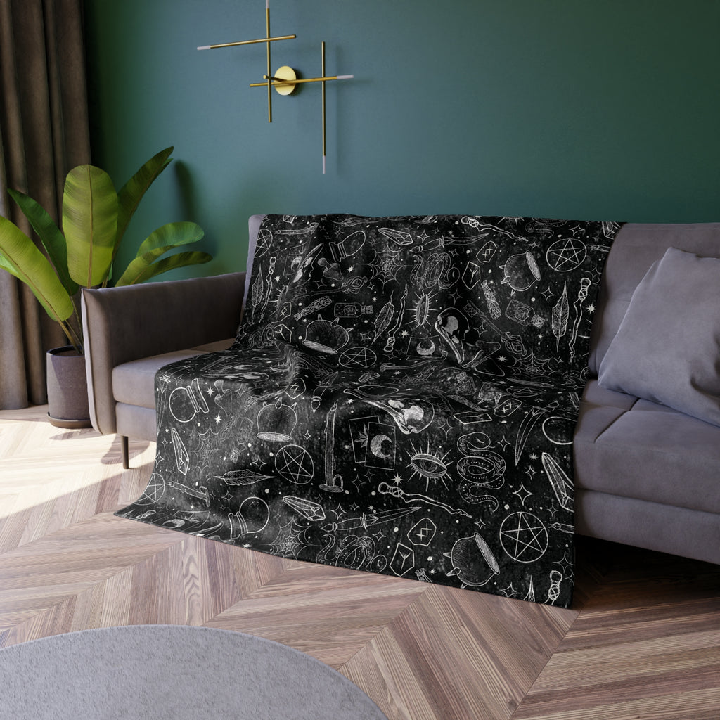 Relics & Runes Crushed Velvet Blanket