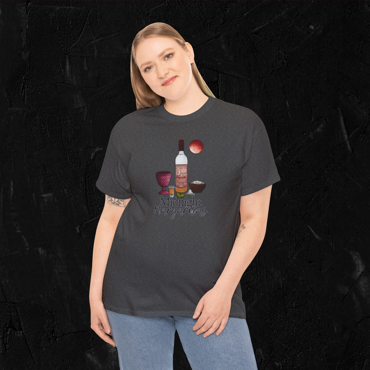 Midnight Margaritas-Unisex Heavy Cotton Tee
