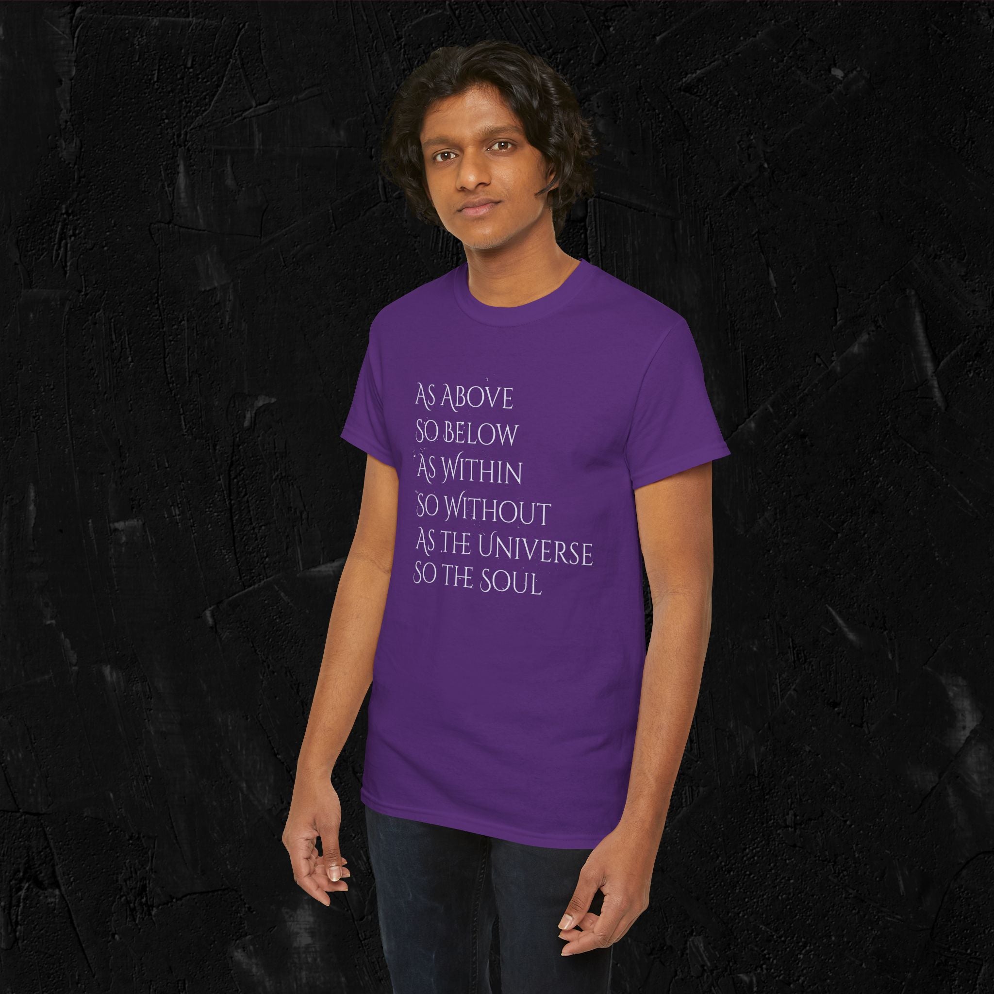 As above, so below-complete quote Heavy Cotton Tee