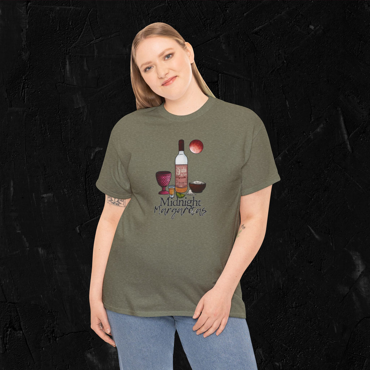 Midnight Margaritas-Unisex Heavy Cotton Tee